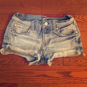 7 For All Mankind Denim Shorts Girls Youth 10